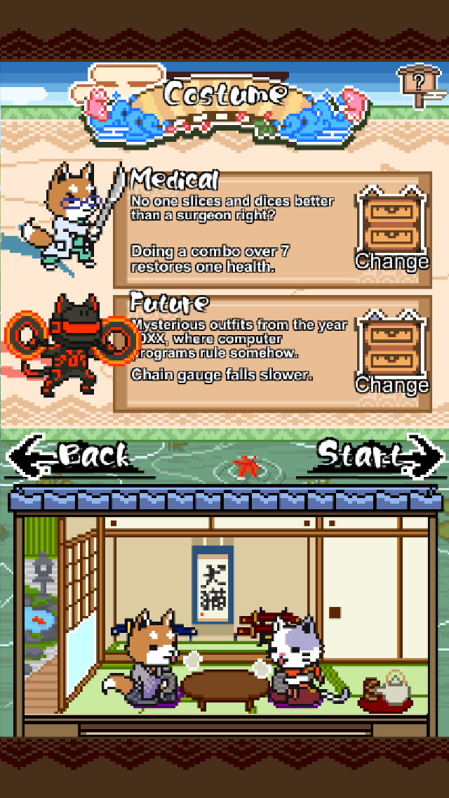 Wan Nyan Slash Game Screenshot
