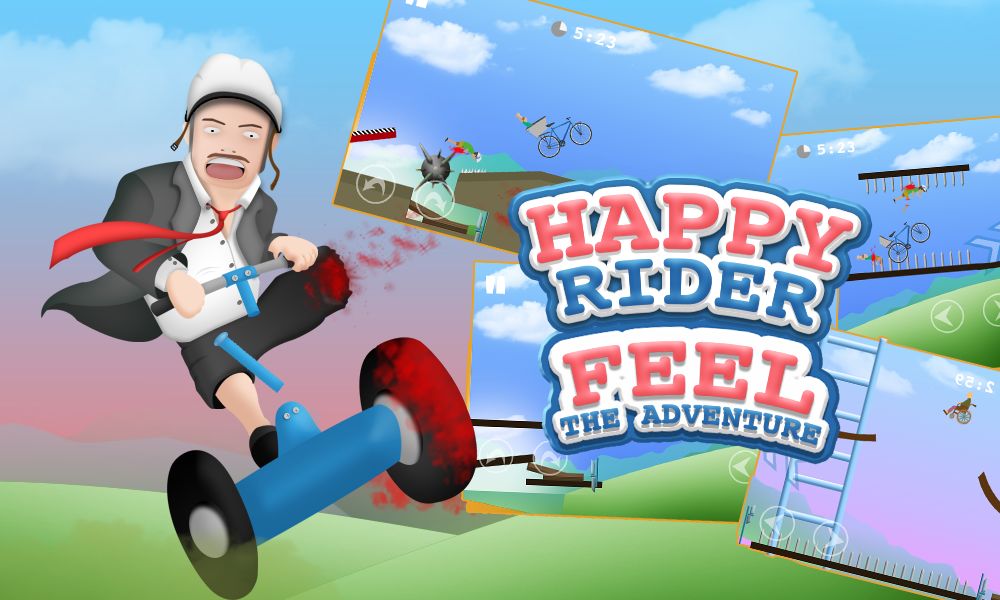 Happy Rider Wheels ภาพหน้าจอเกม