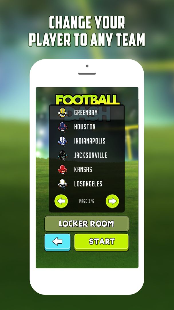 Screenshot of Football Dash