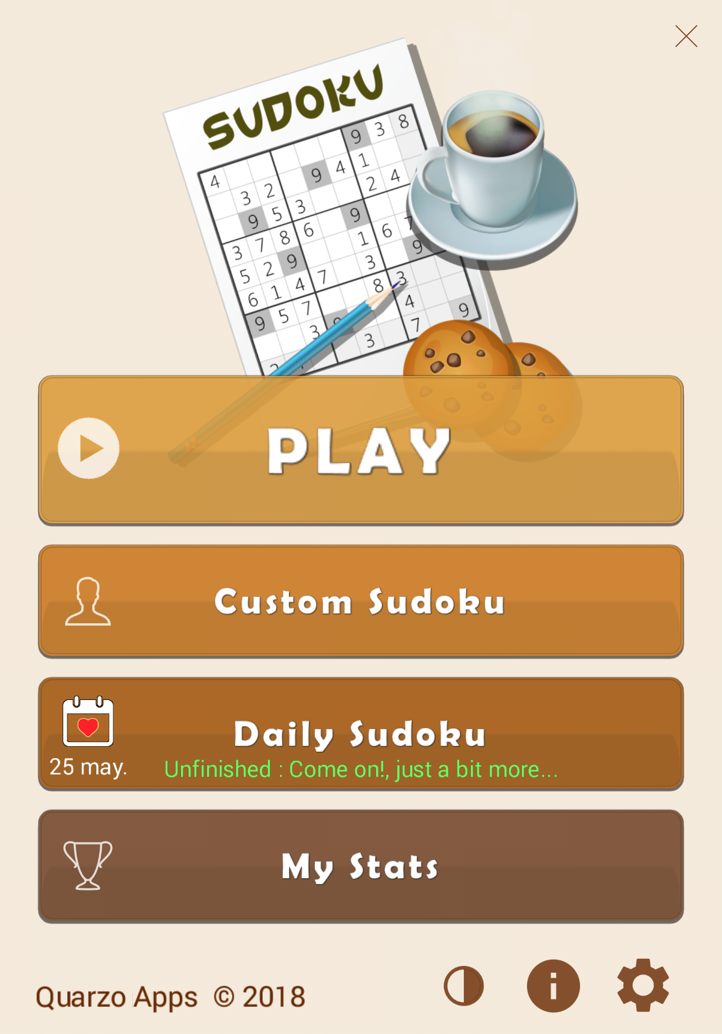 Screenshot 1 of Sudoku បុរាណ 1.2.6