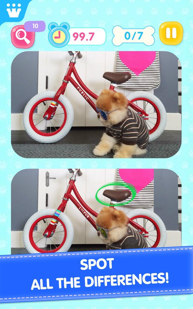 Boo & Friends Spot Differences Game Screenshot