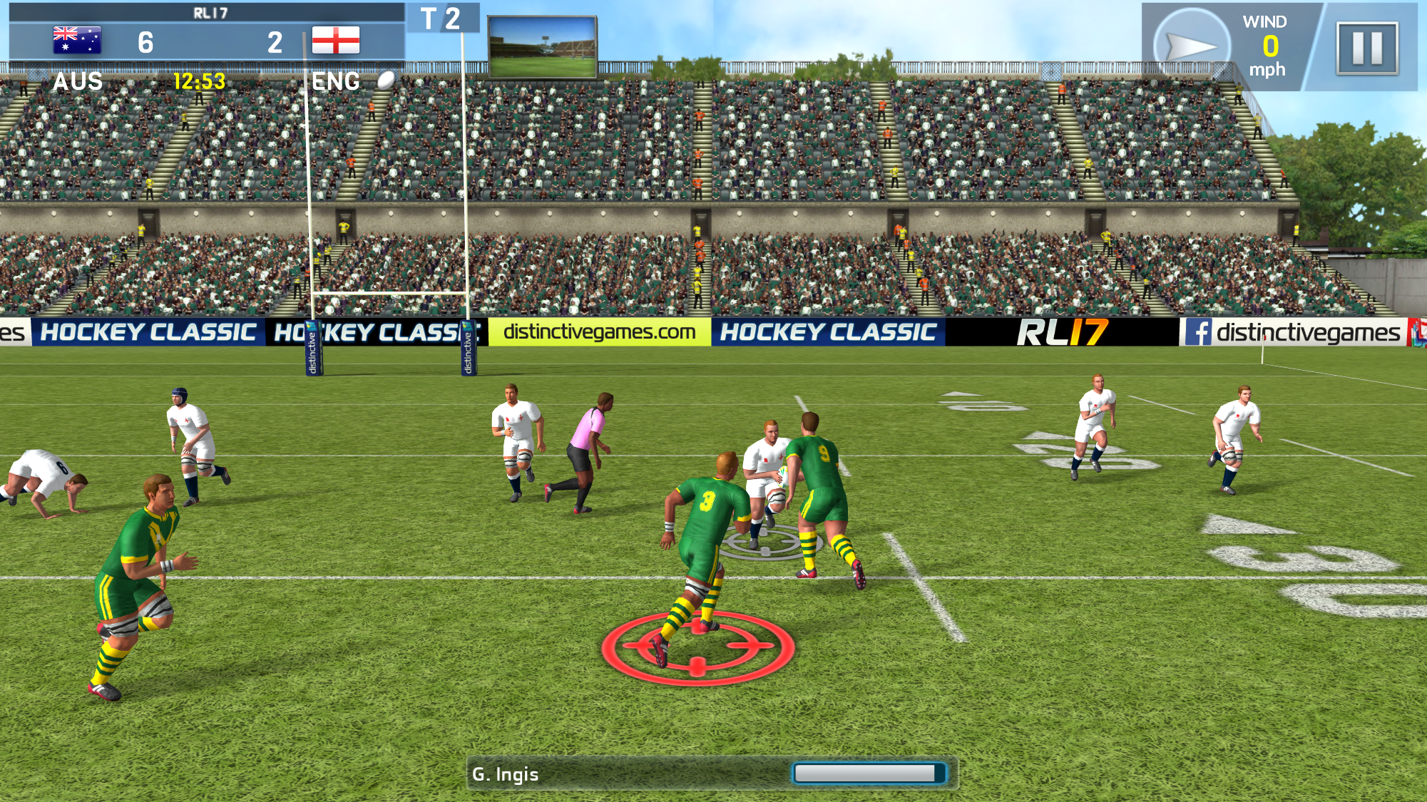 Screenshot 1 of Rugby League 17 1.5.0