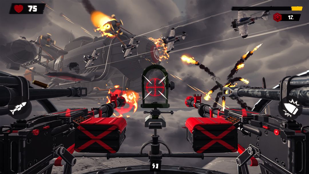 槍手戰爭 - 空戰天空生存遊戲截圖