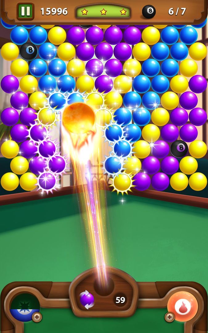 Screenshot of 8 Ball Bubble