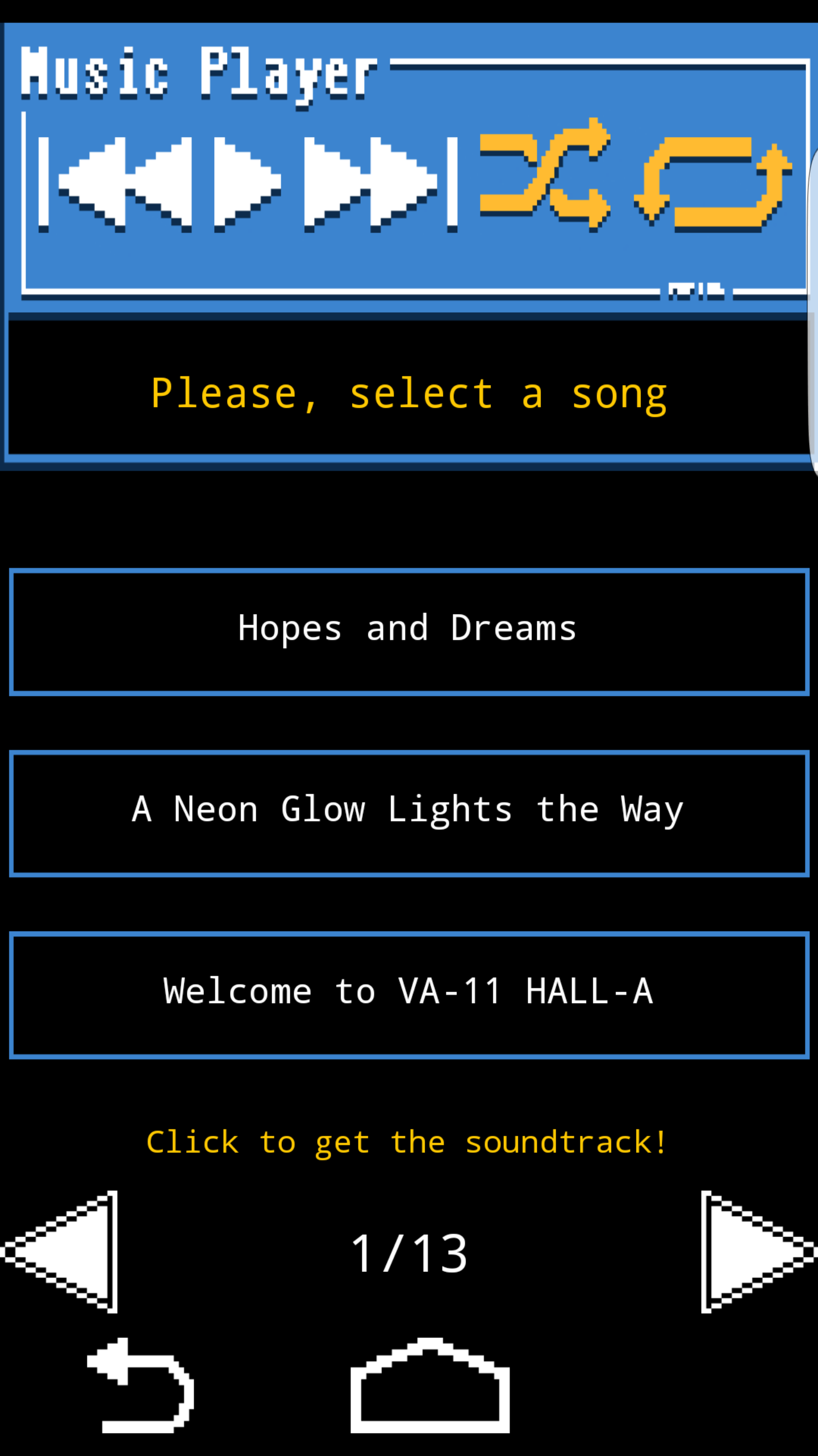 Скриншот игры /u/nited Va-11 Hall-a