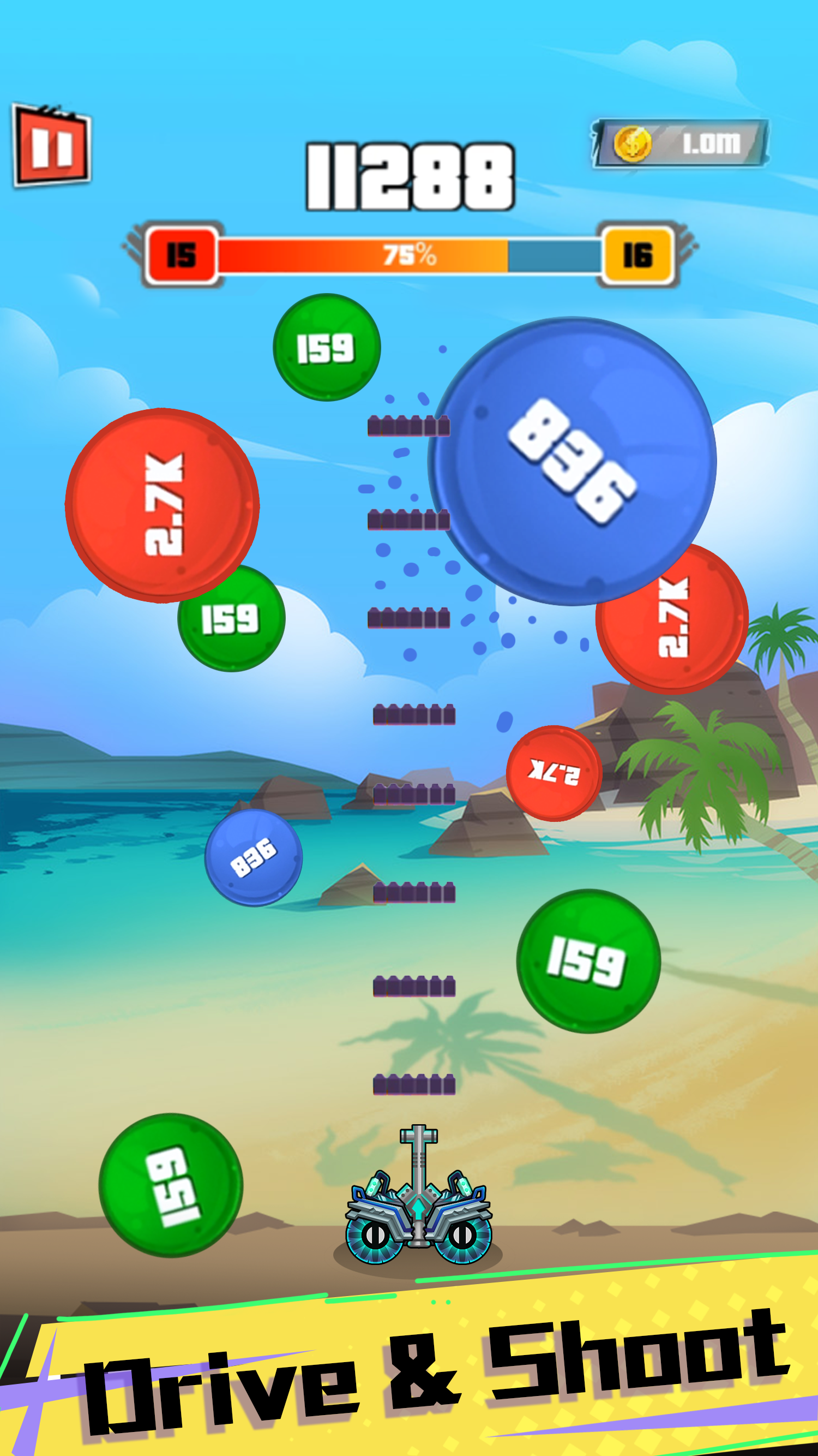 C.G.B - Car Gun Ball ゲームのスクリーンショット