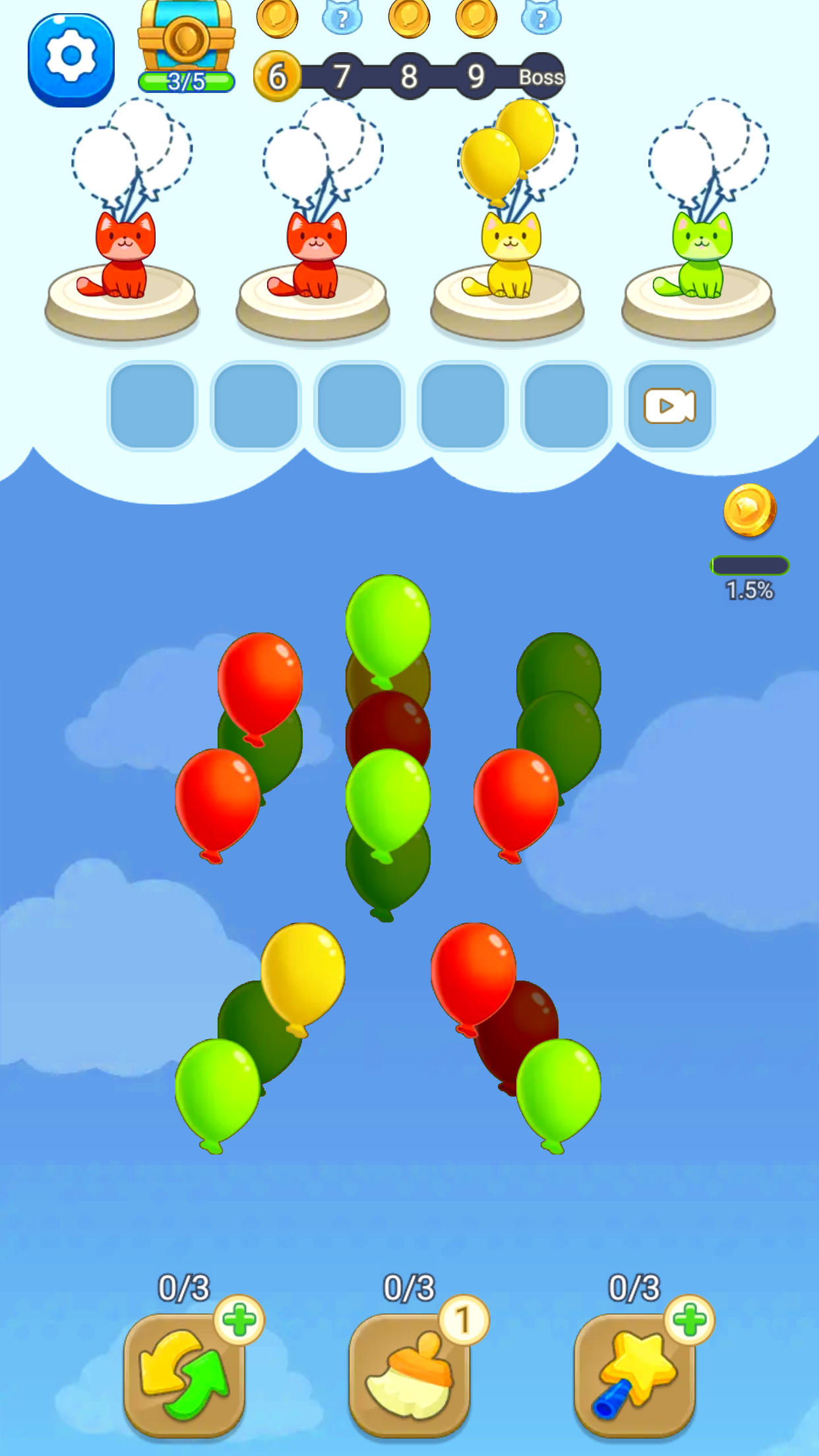 Cuplikan Layar Game Balloon Pop Games:Triple Match