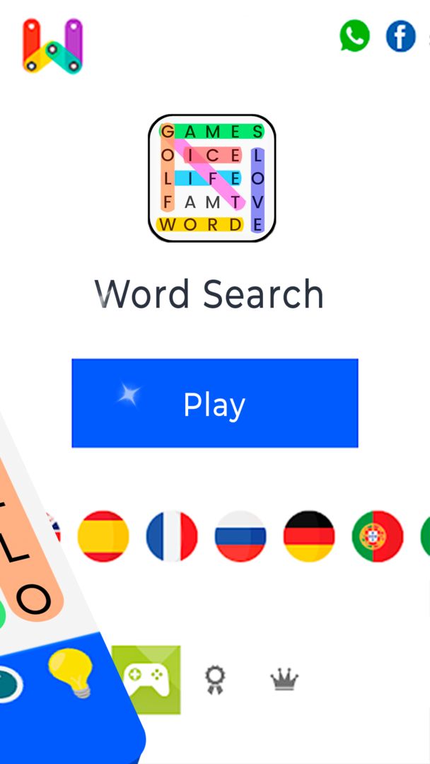 Word Search ภาพหน้าจอเกม
