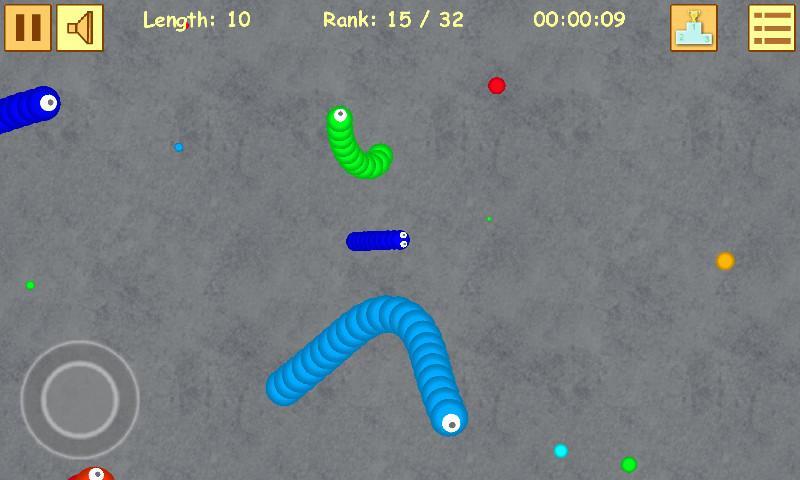 Cuplikan Layar Game Snake Battle io