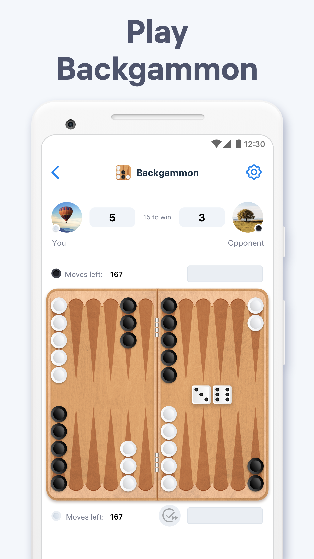 Screenshot of Backgammon - board game