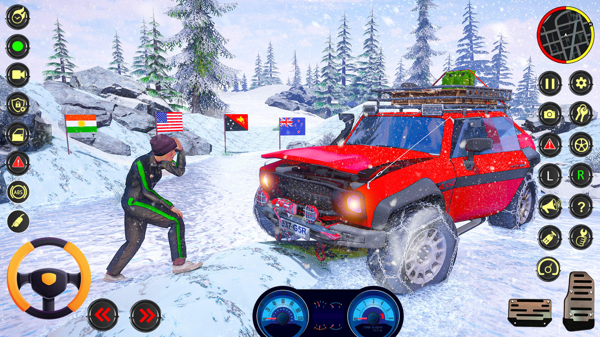 Jeep Driving Offroad Car Games 게임 스크린샷