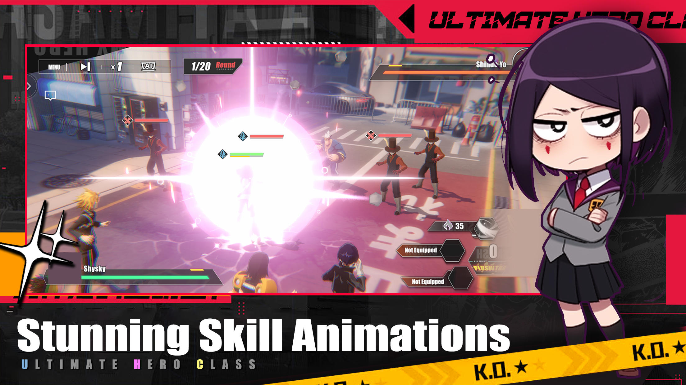 Ultimate Hero Class Game Screenshot