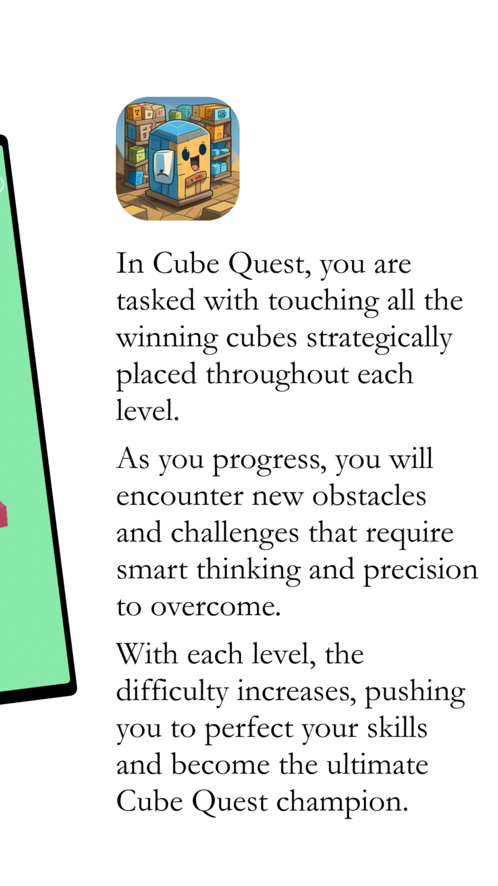Cube Quest Game Screenshot