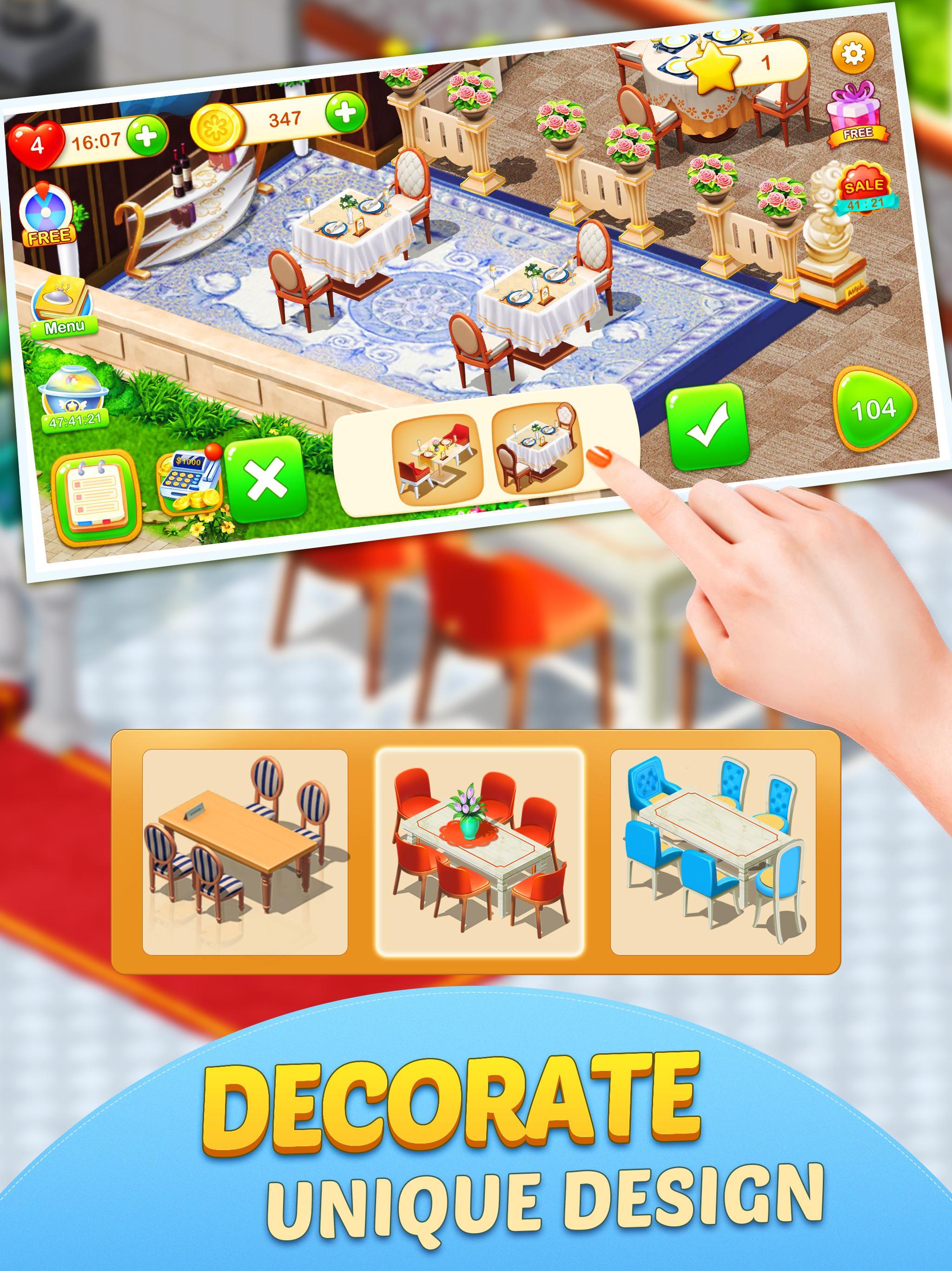 Dream Cafe: Cafescapes - Match 3 Game Screenshot