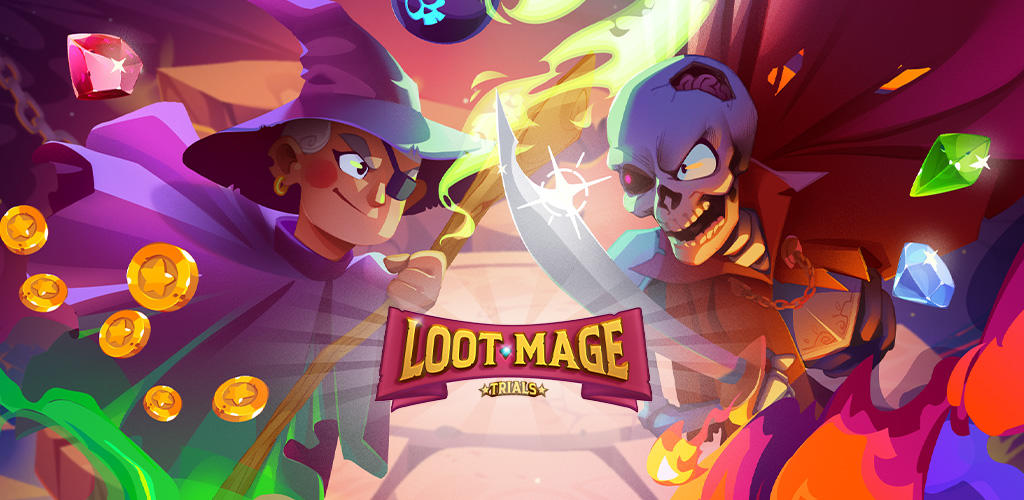 Banner of Loot Mage Trials: juegos de batalla 0.4.5