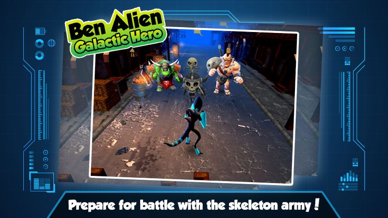 Ben Alien : Galactic Hero 게임 스크린 샷