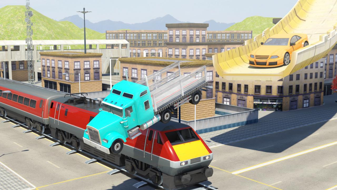 Mega Ramp: Free Impossible Stunts 게임 스크린샷