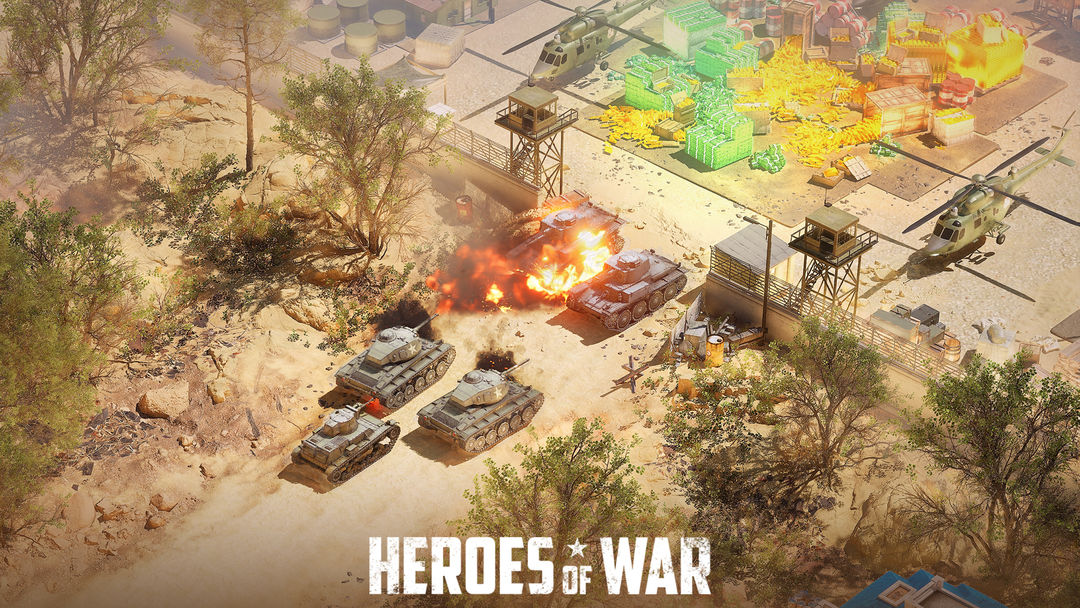 Heroes of War: Idle army game遊戲截圖
