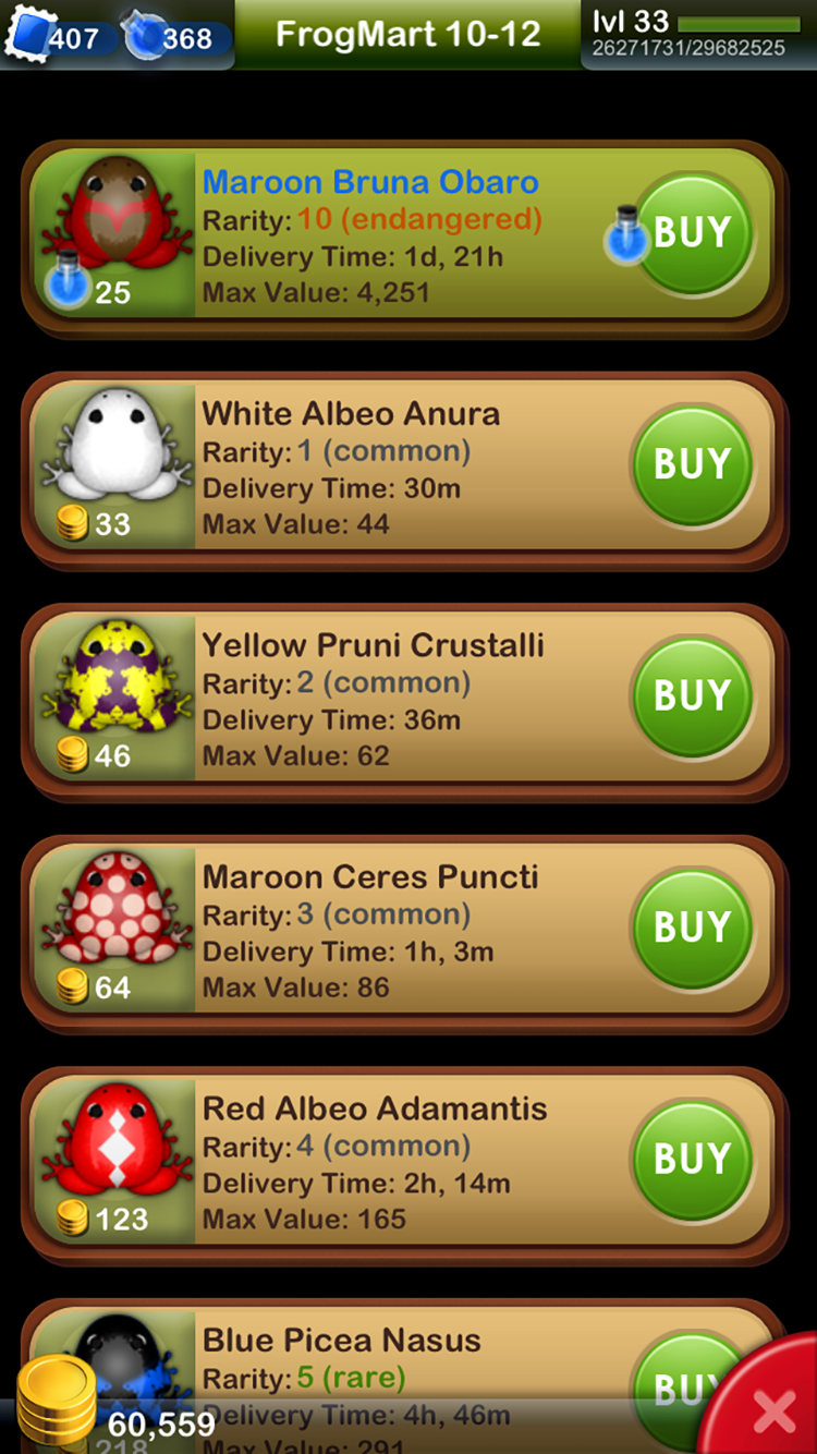 Pocket Frogs: Tiny Pond Keeper Game Screenshot