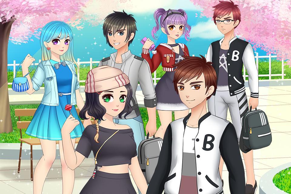 Anime High School Couple - First Date Makeover screenshot game