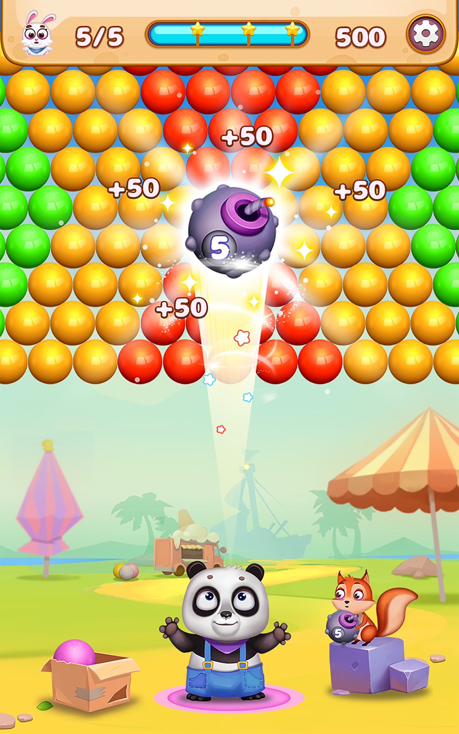 Screenshot 21 of Panda Bubble Shooter Mania 1.28