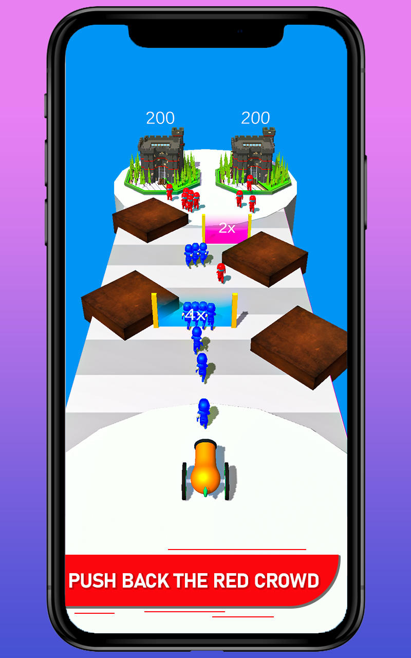 Crowd Count War! Conquer Tower ゲームのスクリーンショット