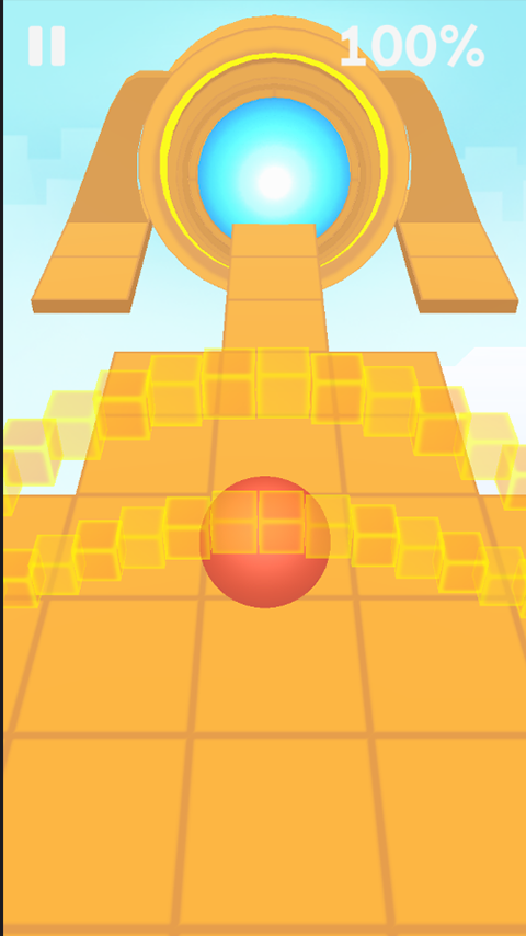 Screenshot of Rolling Sky Ball