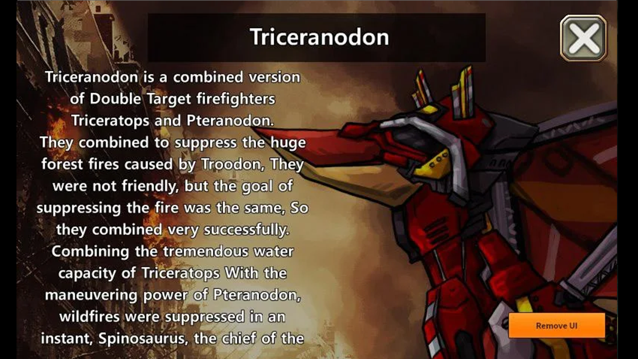 Screenshot of Dino Robot - Triceranodon
