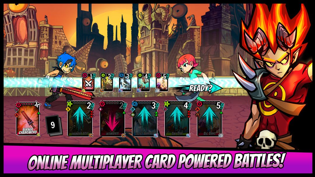 Fighters of Fate: Card Duel 게임 스크린 샷