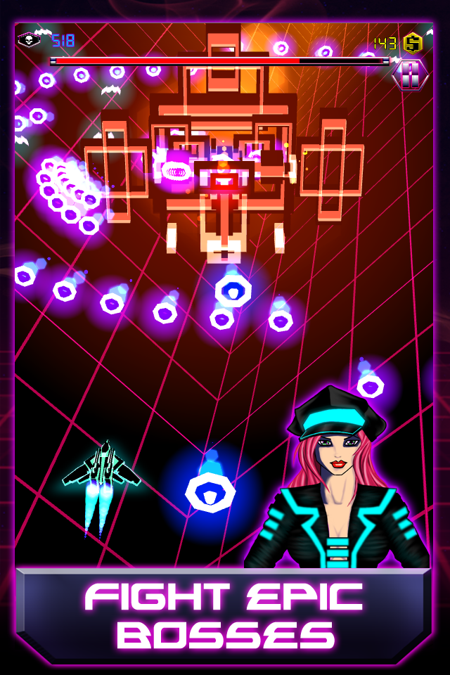 Galaxy Strikers:Space Invaders 遊戲截圖