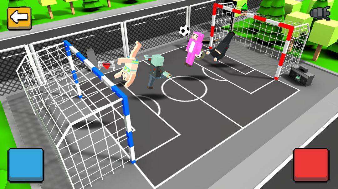 Cubic Street Soccer 3D 게임 스크린 샷