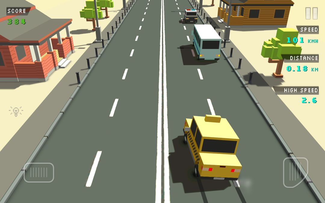 Screenshot of Blocky Traffic Racer
