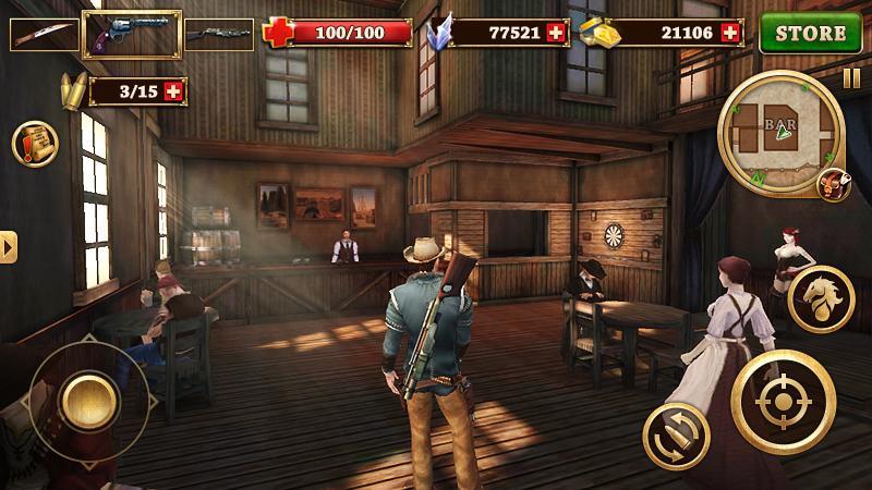 Screenshot of West Gunfighter