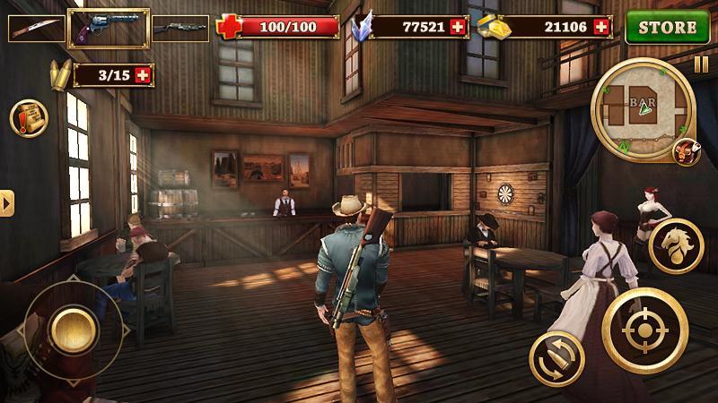 West Gunfighter Game Screenshot