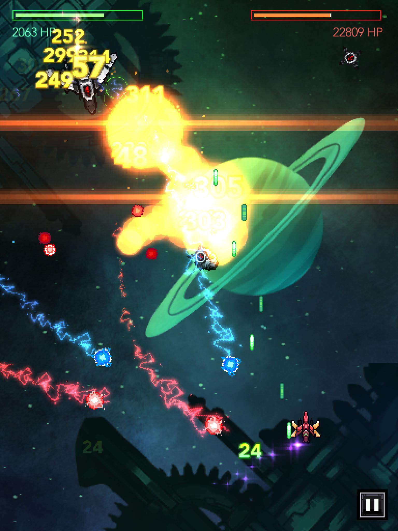 Gemini Strike Space Shooter Game Screenshot