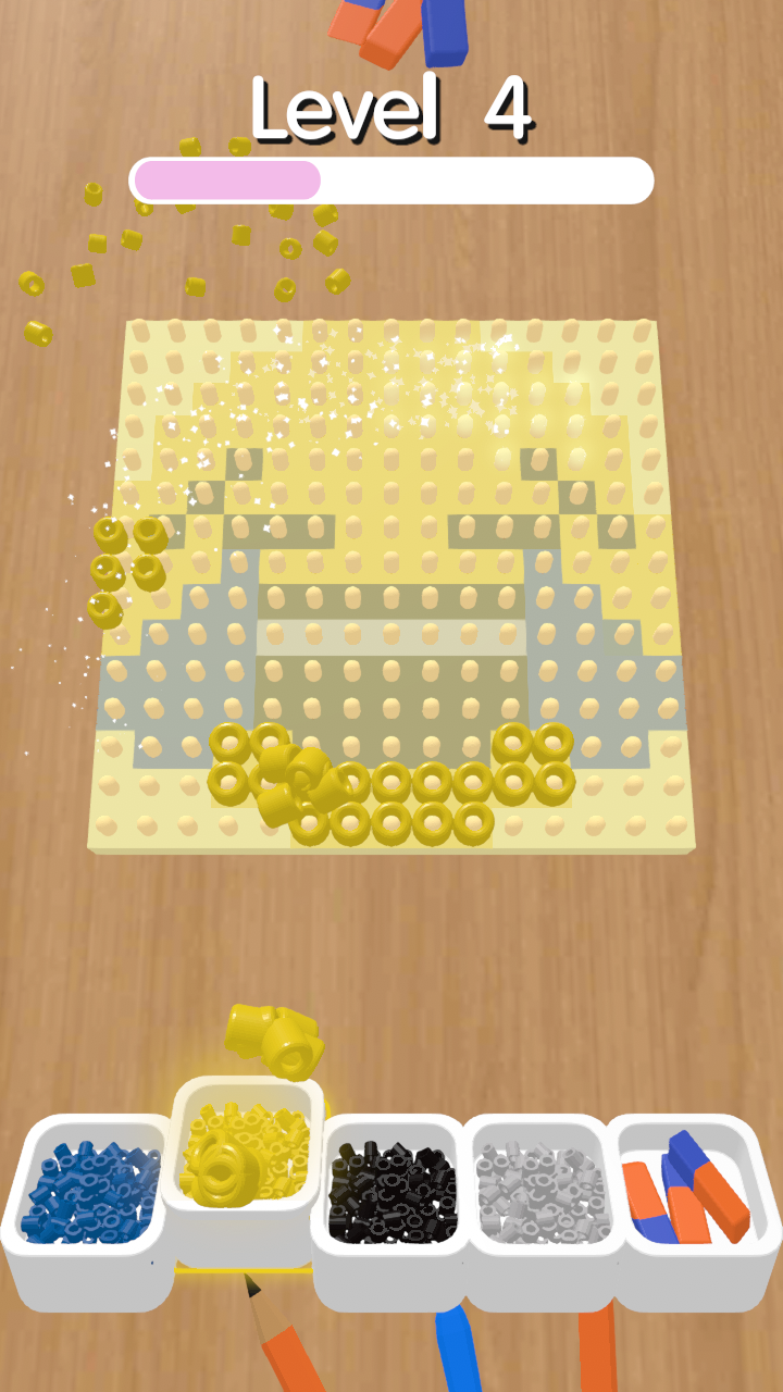 Screenshot 1 of Beady! Draw and bake colored beads! 1.32