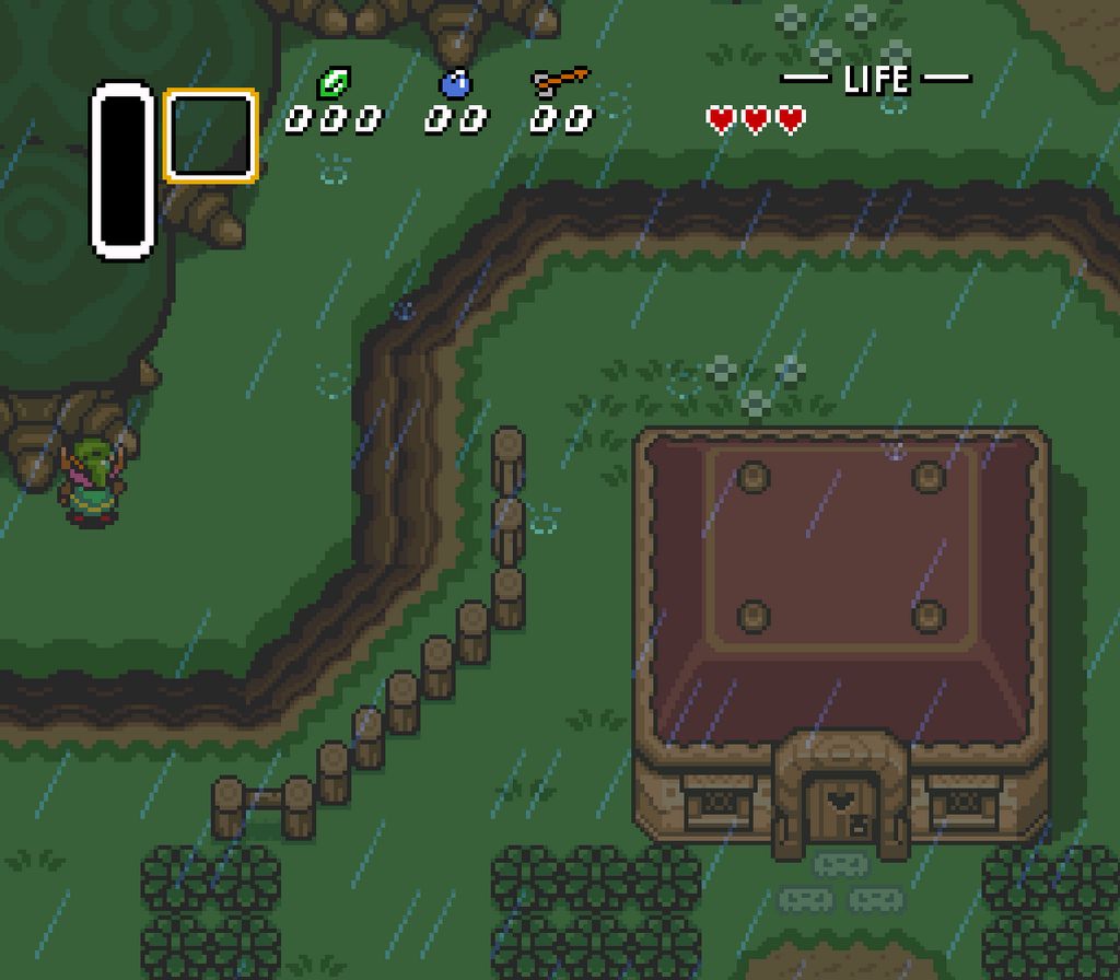 Screenshot of The Legend of Zelda: A Link to the Past (SNES)