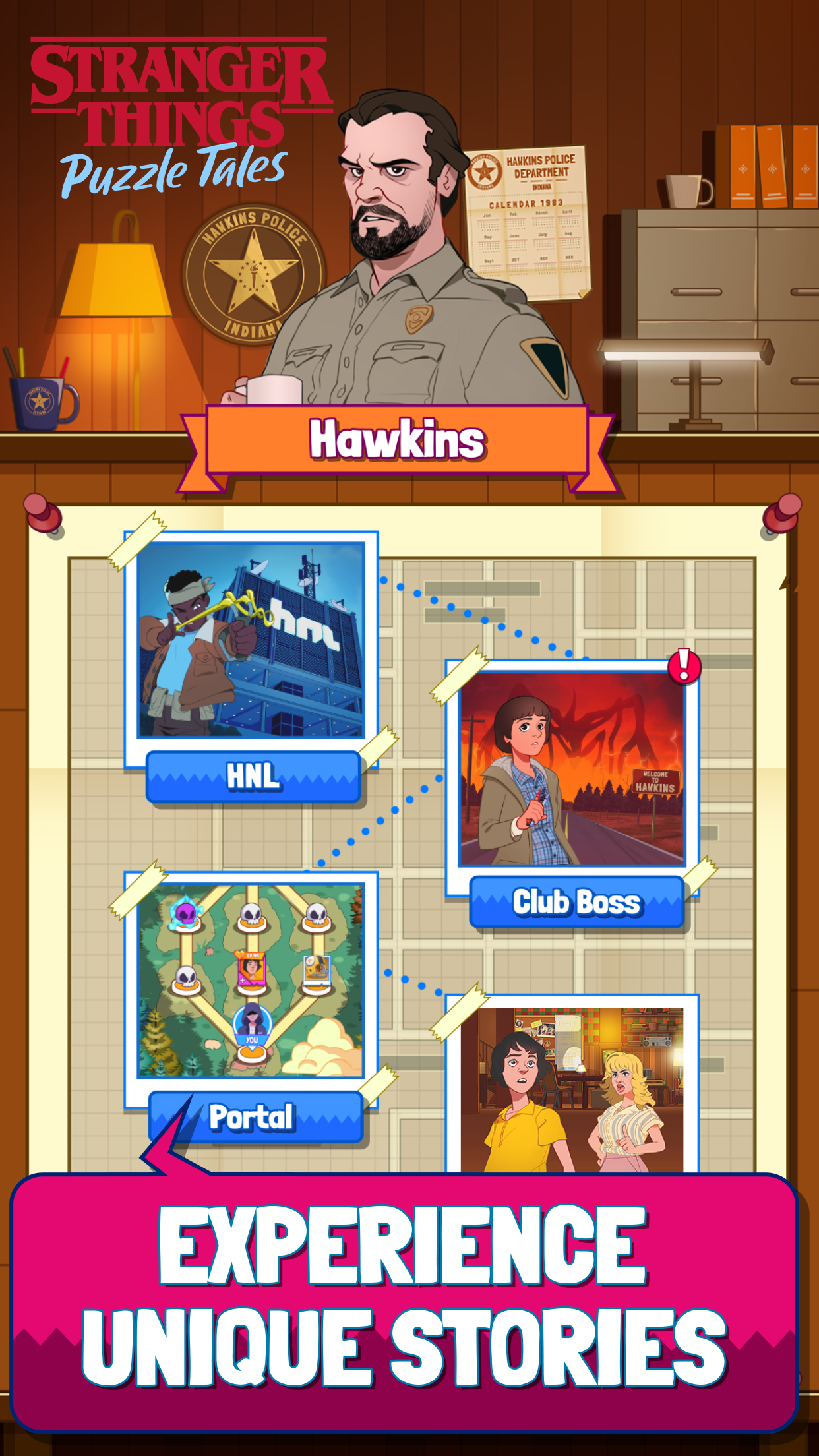 Stranger Things: Puzzle Tales Game Screenshot