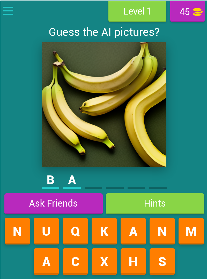 Скриншот игры Guess the AI pictures