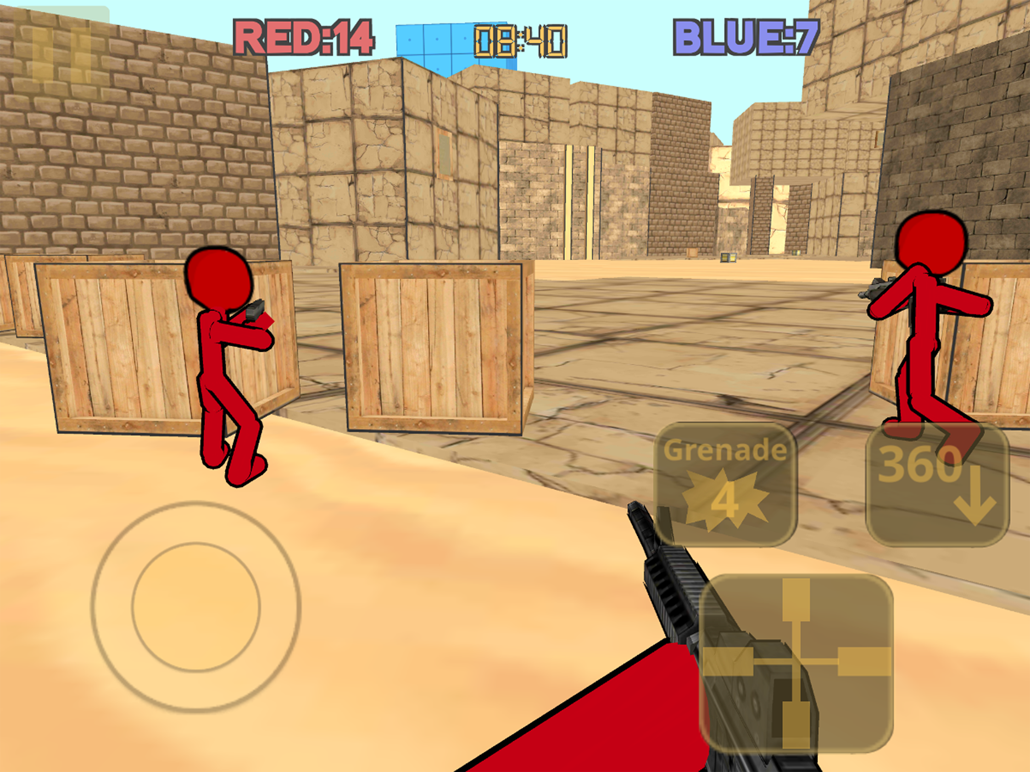 Скриншот игры Stickman Counter Terror Strike