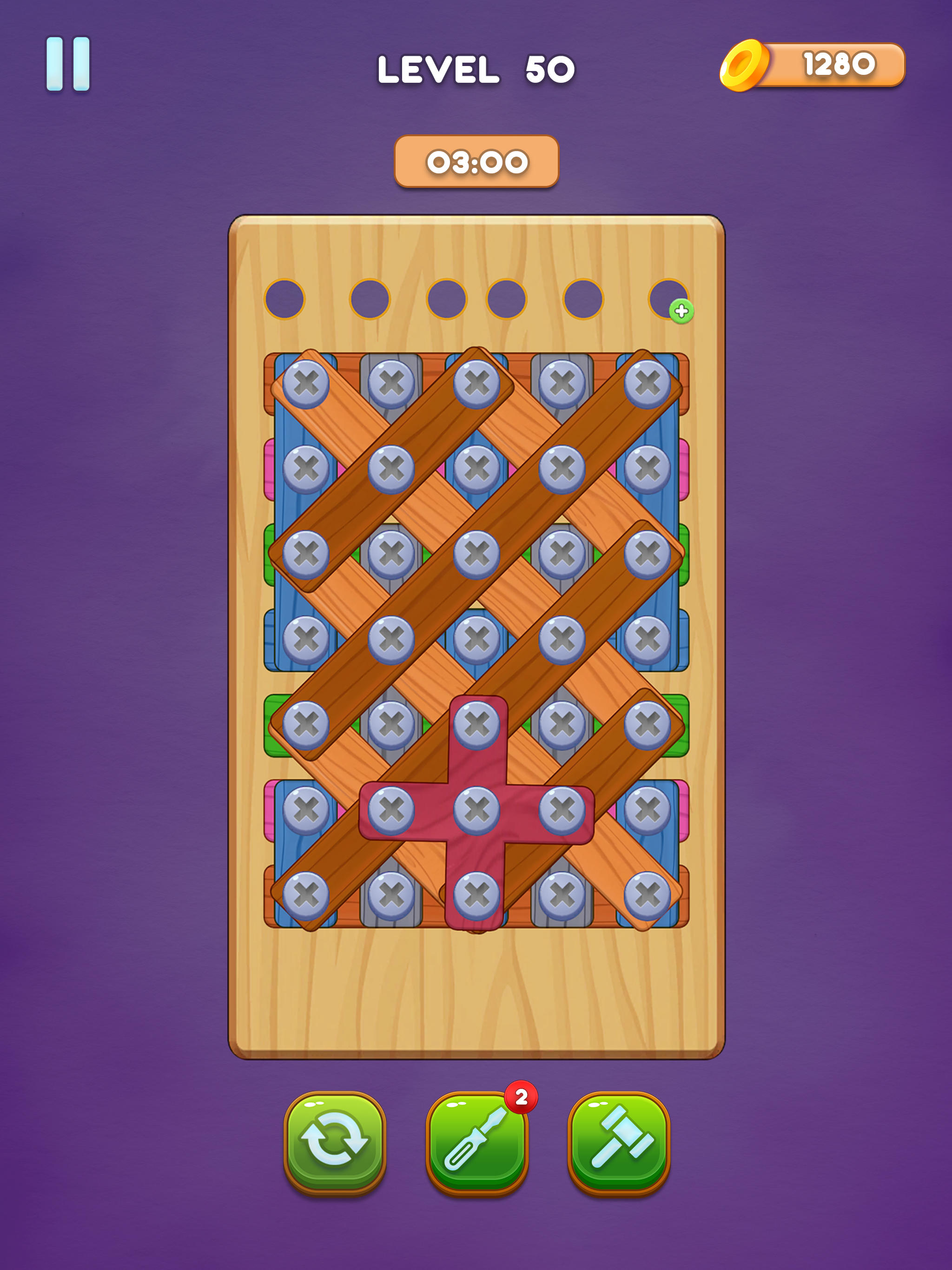 Unscrew Wood Puzzle: Screw Jam Game Screenshot