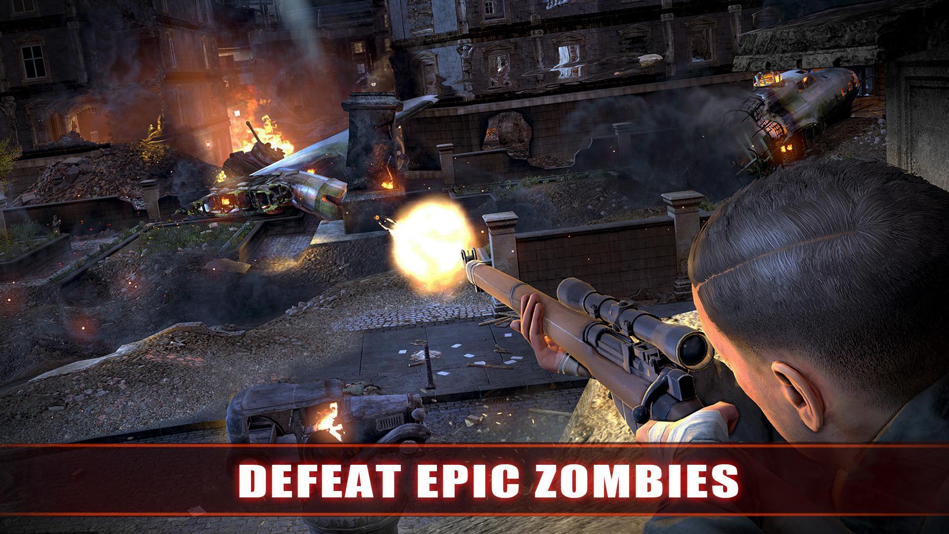 Screenshot 1 of Z Survival Day - Permainan menembak zombi percuma 