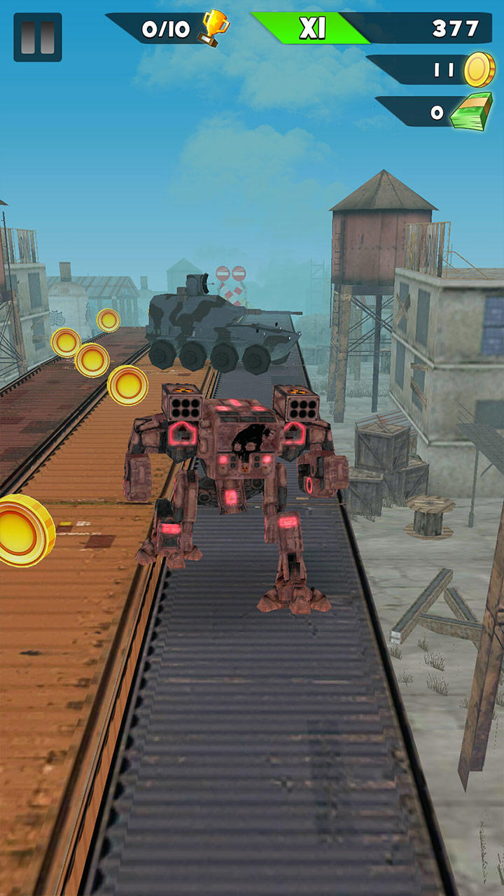 Robots Tanks Game Screenshot