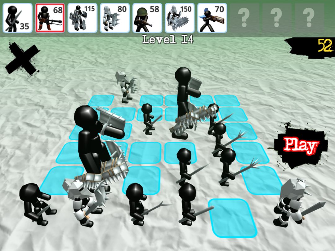 스틱크만 시뮬레이터 : 좀비 전투 게임 스크린 샷
