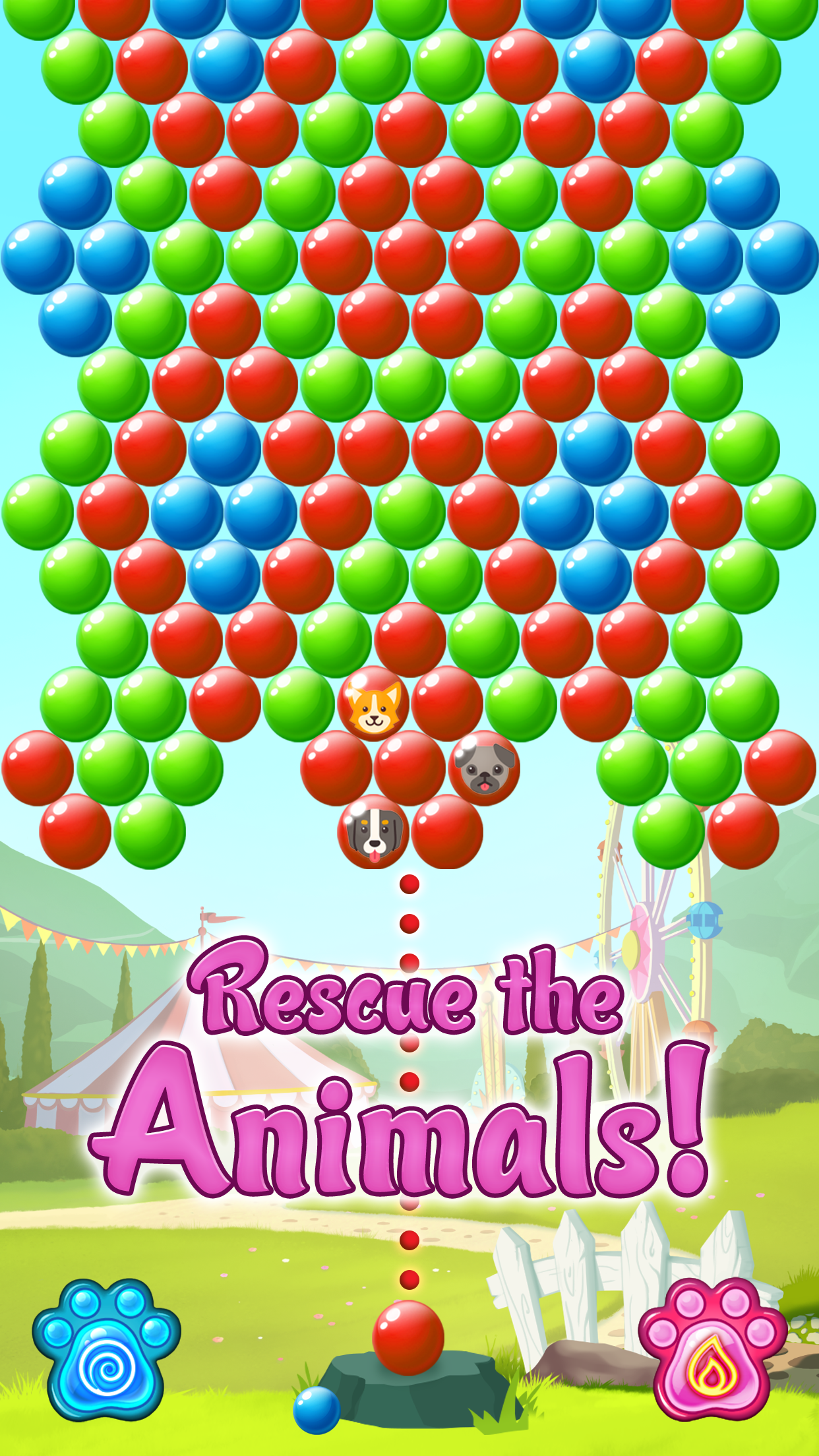 Animal Rescue Pop Game Screenshot