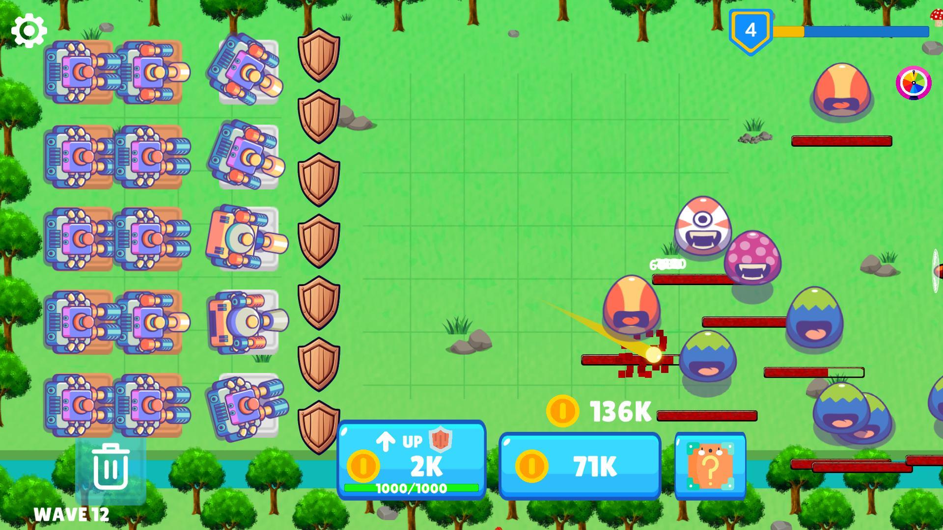 Merge Turret: Monster Defense Game Screenshot