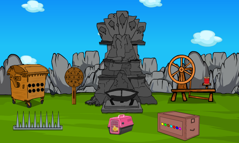 Yellow Rooster Rescue Game Screenshot