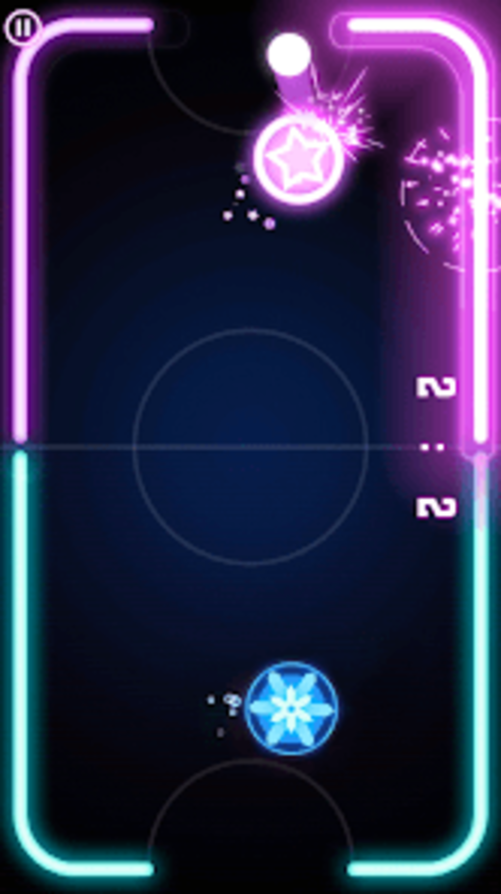 Cuplikan Layar Game Air hockey