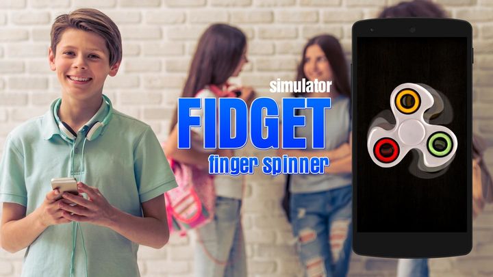 Fidget finger spinner sim Game Screenshot