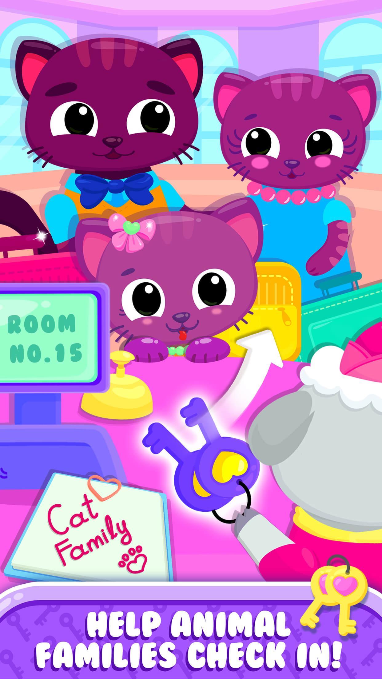 Cute & Tiny Hotel - Family Vacation Adventures Game Screenshot